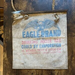 Eagle Brand Vintage Water Bag